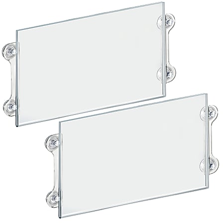 Azar Displays Clear Acrylic Window/Door Sign Holder Frame