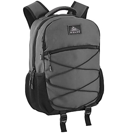 Kelty Deluxe Bungee Backpack With 17" Laptop Pocket, Gray