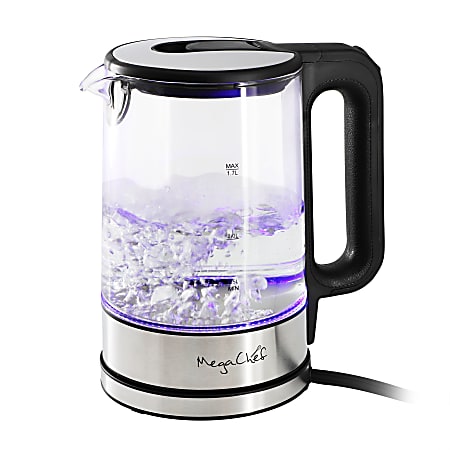 MegaChef 1.7 Quart Glass Electric Tea Kettle