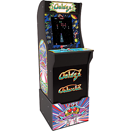 Arcade1Up Galaga Arcade Cabinet With Custom Riser