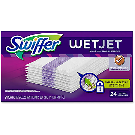 Swiffer WetJet Pad Refills Pack Of 24 - Office Depot