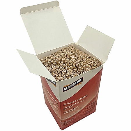 Genuine Joe Wooden Stirrers - 7 Genuine Joe Wooden Stirrers - 7