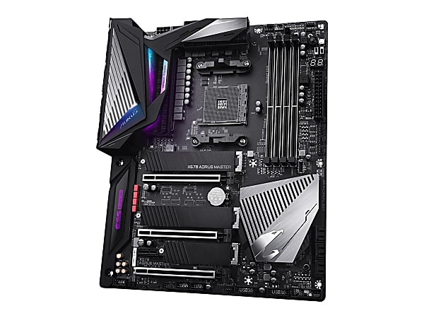 Aorus Ultra Durable X570 AORUS MASTER Desktop Motherboard Office Depot
