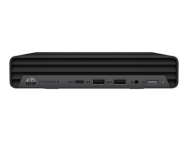 HP ProDesk 600 G6 - Mini desktop - Core i5 10500T / up to 3.8 GHz - vPro - RAM 16 GB - SSD 256 GB - NVMe, TLC - UHD Graphics 630 - Gigabit Ethernet, IEEE 802.11ax (Wi-Fi 6) - 802.11a/b/g/n/ac/ax, Bluetooth 5.1 - Win 10 Pro 64-bit - monitor: none