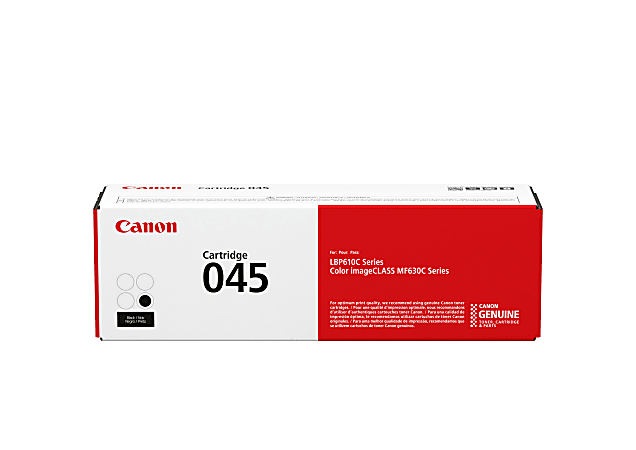 Canon® 045 Black Toner Cartridge, 1242C001