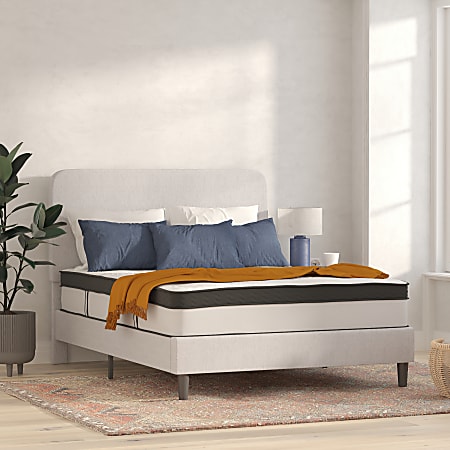 Flash Furniture Capri Comfortable Sleep 12" Foam And Pocket Spring Mattress In a Box, Queen, 12"H x 60"W x 80"D