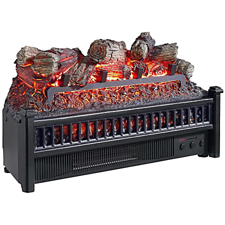 Comfort Glow ELCG240 Electric Log Insert, Heater With Firebox Flame Projection - Indoor - 1348.13 W - Portable