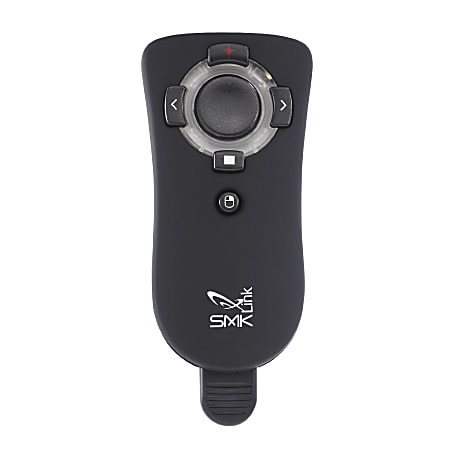 SMK-Link Interlink® Presentation Pilot™ Pro Wireless Mouse With Laser Pointer, Black