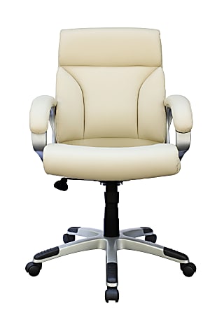 Boss leatherplus executive 2025 chair