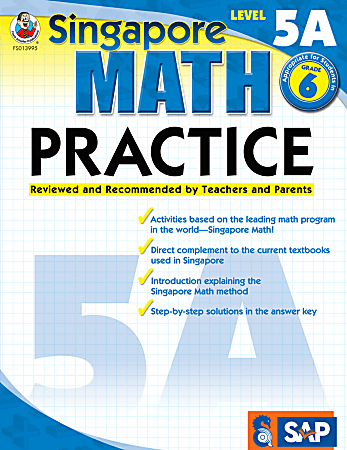 Common Core Math Practice Workbook, Math Level 5A,