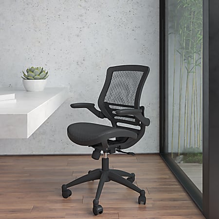 Flash Furniture Mesh Mid-Back Executive Office Chair, Black