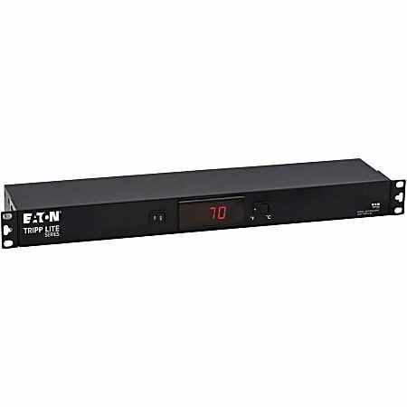 Eaton Tripp Lite Series 1U Digital Temperature Sensor, Blanking Panel, LCD - Rack blanking panel - with temperature sensor - SR1UPNLTEMP
