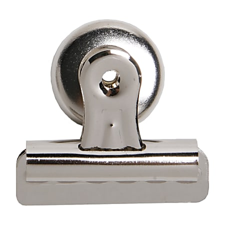 Office Depot&reg; Brand Bulldog Clips, 2-1/8", Silver, Pack Of 2