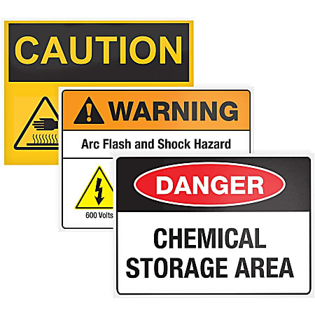 Avery Surface Safe Sign Labels 7 x 10 Rectangle Pack Of 15 - Office Depot