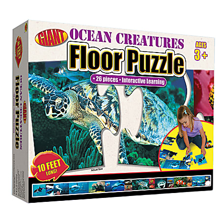 Carson-Dellosa Brighter Child Floor Puzzle, Ocean