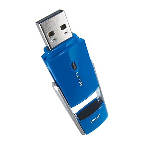 Ativa® USB 2.0 FlipTop Flash Drive, 1GB