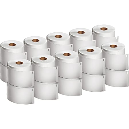 Dymo® LabelWriter XL Shipping Labels, 4" x 6", Rectangle, White, 220 Labels Per Roll, Pack Of 20 Rolls