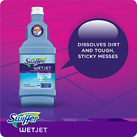 Swiffer WetJet Multipurpose Cleaning Solution 42.27 Oz Bottle - Office Depot