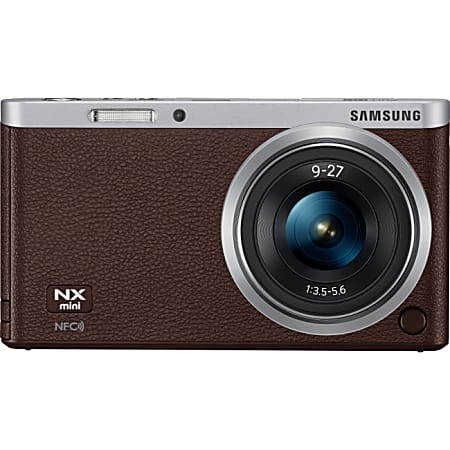 Samsung NXF1 20.5 Megapixel Mirrorless Camera with Lens - 9 mm - Dark Brown