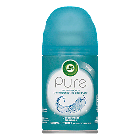 Air Wick® Pure Air Freshmatic® Dispenser Refill, Ocean Breeze Scent, 6.17 Oz