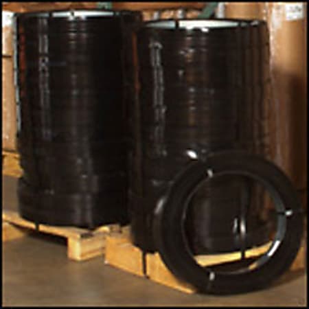 High-Tensile Steel Strapping, 1 1/4" x .025 Gauge x 940'