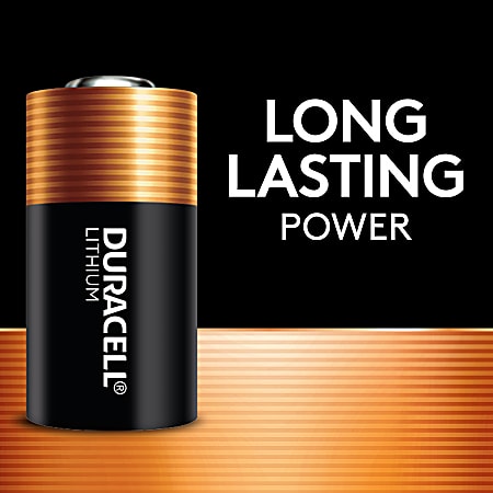 Duracell CR123A 3V Lithium Battery, 6 Count Pack, 123 3 Volt High Power  Lithium Battery, Long-Lasting for Home Safety and Security Devices