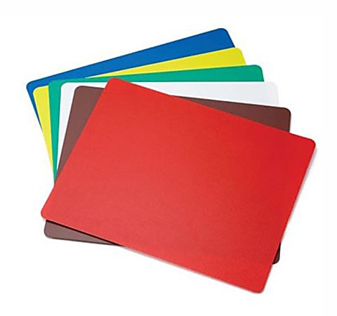 Tablecraft Flexible Cutting Boards, 12 x 18, Assorted Colors, Set Of 6  Boards