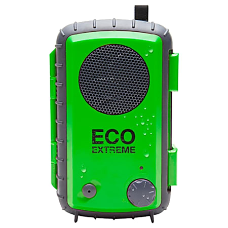 Grace Digital ECOXGEAR Eco Extreme GDI-AQCSE103 Rugged Waterproof Case with Built-in Speaker for Smartphones (Green)