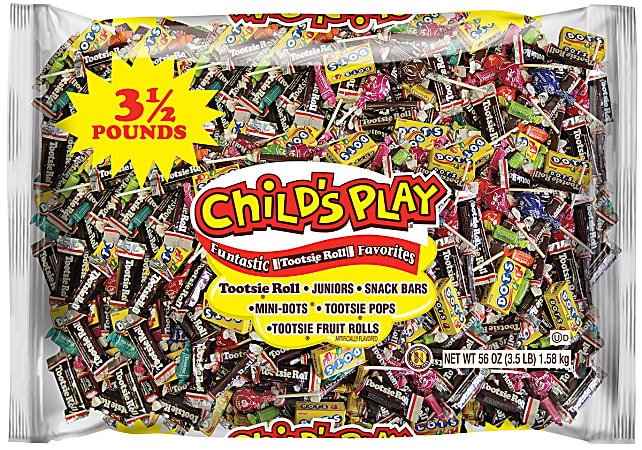 Child's Play Assorted Tootsie Rolls, 56-Oz Bag