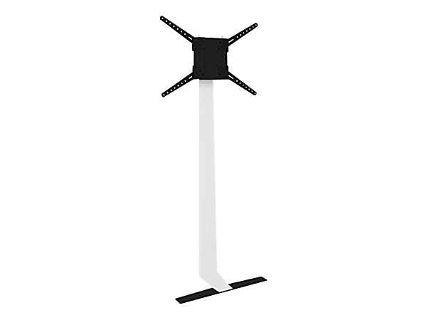 AVF FL601LT-T - Stand - for TV - black, white - screen size: up to 80" - floor to wall mountable