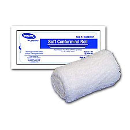 Invacare® Soft Conforming Roll, 4" x 75", Non-Sterile, Box Of 12