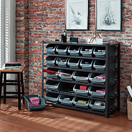 Whalen Furniture Bakersfield PlasticSteel 5 Tier Rack - Office Depot