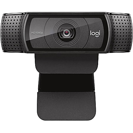 Logitech C920e Webcam 3 Megapixel 30 fps USB Type A TAA Compliant 1920 x 1080 Video Auto focus 78 Angle Microphone Notebook