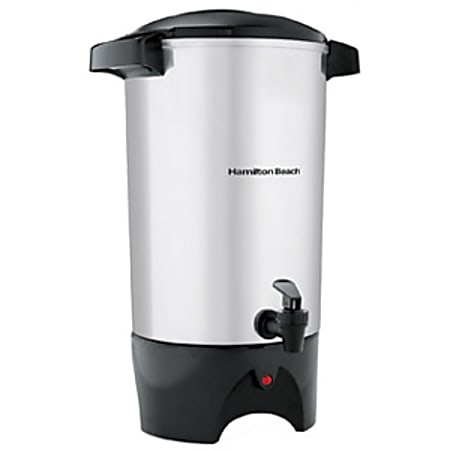 West Bend 30 Cup Polished Coffee Urn Silver - Office Depot