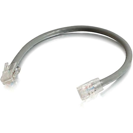 C2G-10ft Cat5E Non-Booted Unshielded (UTP) Network Patch Cable (50pk) - Gray - Category 5e for Network Device - RJ-45 Male - RJ-45 Male - 10ft - Gray
