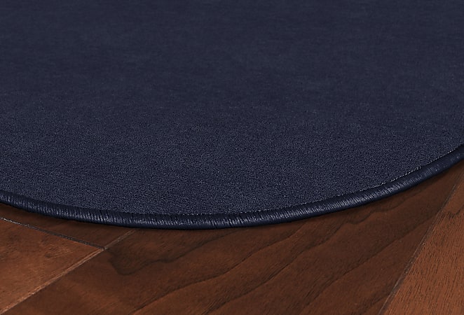Flagship Carpets Americolors Area Rug, Round, 6', Navy