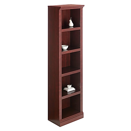 Narrow sales cherry bookcase