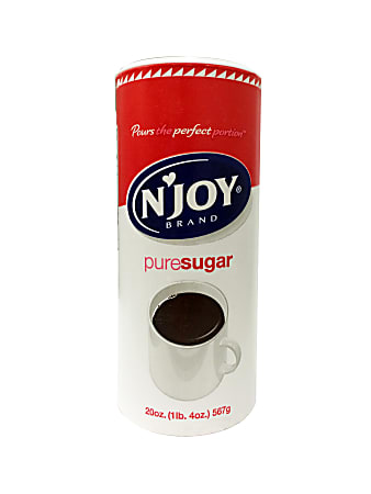 N&#x27;JOY® Sugar, 20 Oz. Canister