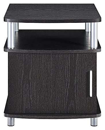 Ameriwood™ Home Contemporary Carson End Table With Storage, Square, Espresso