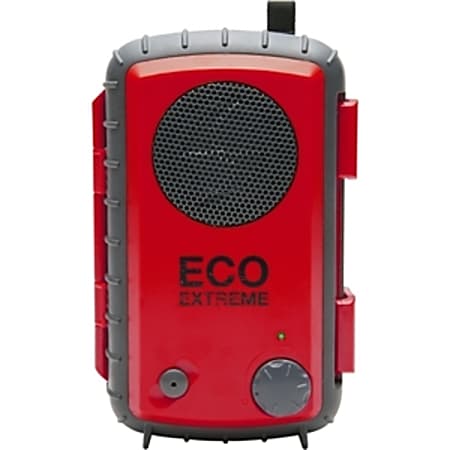 Grace Digital ECOXGEAR Eco Extreme GDI-AQCSE107 Rugged Waterproof Case with Built-in Speaker for Smartphones(Red)