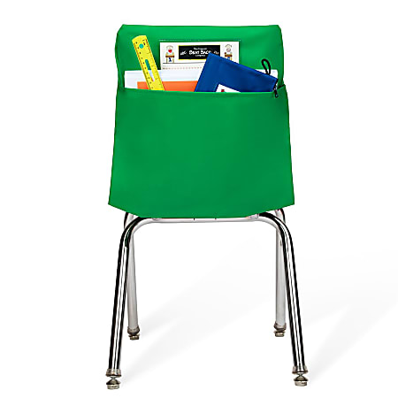 Victor Seat Sack® Chair Cover Classroom Pack, 15" x 1/2", Green, Pack Of 25 Covers