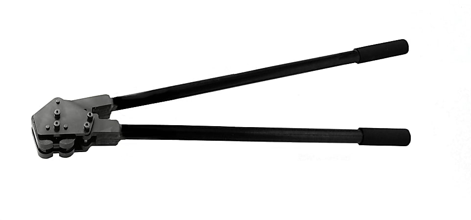High-Tensile Heavy-Duty Steel Strapping Sealer, Single Notch, Down Cut, 1 1/4"