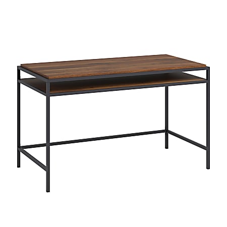 Sauder® Nova Loft 49”W Writing Desk With Shelf, Grand Walnut