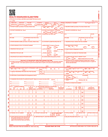 TOPS™ Laser CMS Claim Forms, 8 1/2" x 11", Pack Of 500