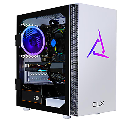 CLX SET TGMSETRTM1614WM Gaming Desktop PC, Intel® Core™ i5, 16GB Memory, 2TB Hard Drive/500GB Solid State Drive, Windows® 10 Home