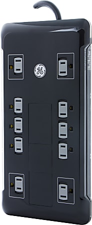 Monoprice 12 Outlet Power Surge Protector with 2 Built-In USB Charger Ports  - 4320 Joules 
