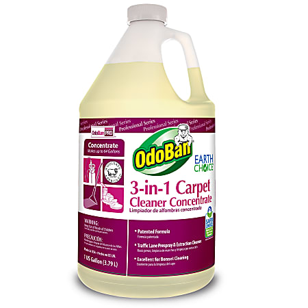 OdoBan Professional Series Cleaning 3-in-1 Carpet Cleaner Concentrate, 1 Gallon
