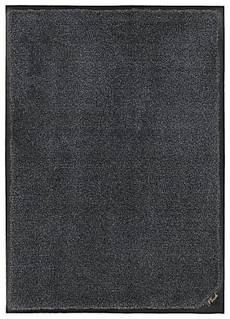 M+A Matting Plush™ Floor Mat, 2' x 3', Midnight Gray