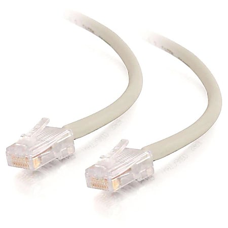 C2G 35ft Cat5e Snagless Unshielded (UTP) Network Patch Cable (USA-Made) - Gray