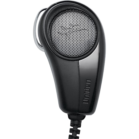 Uniden Wired Microphone - Black - 8 ft - DIN
